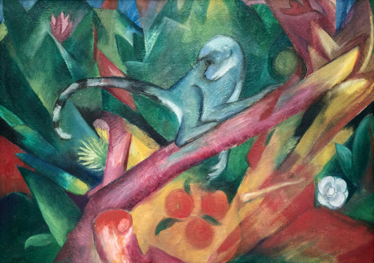 The little monkey (1912) by Franz Marc