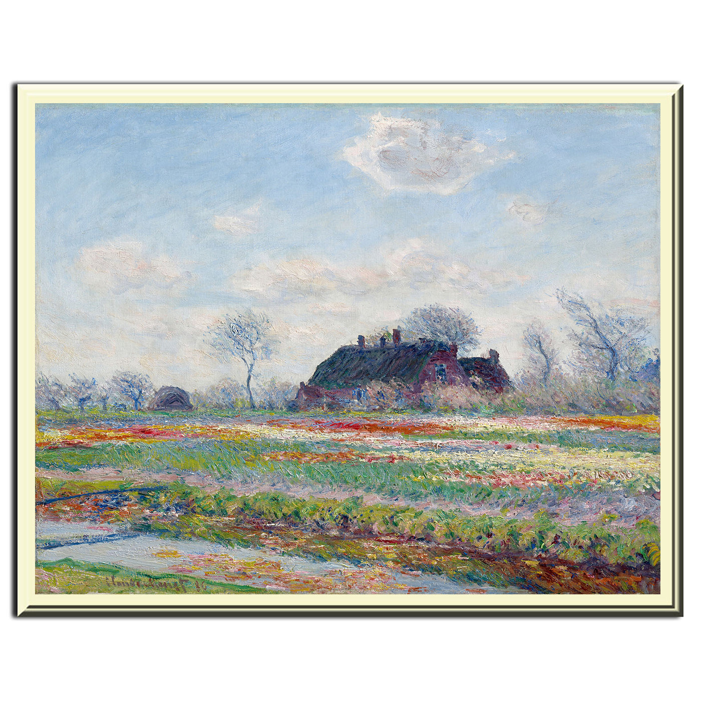 Tulip Fields at Sassenheim by Claude Monet