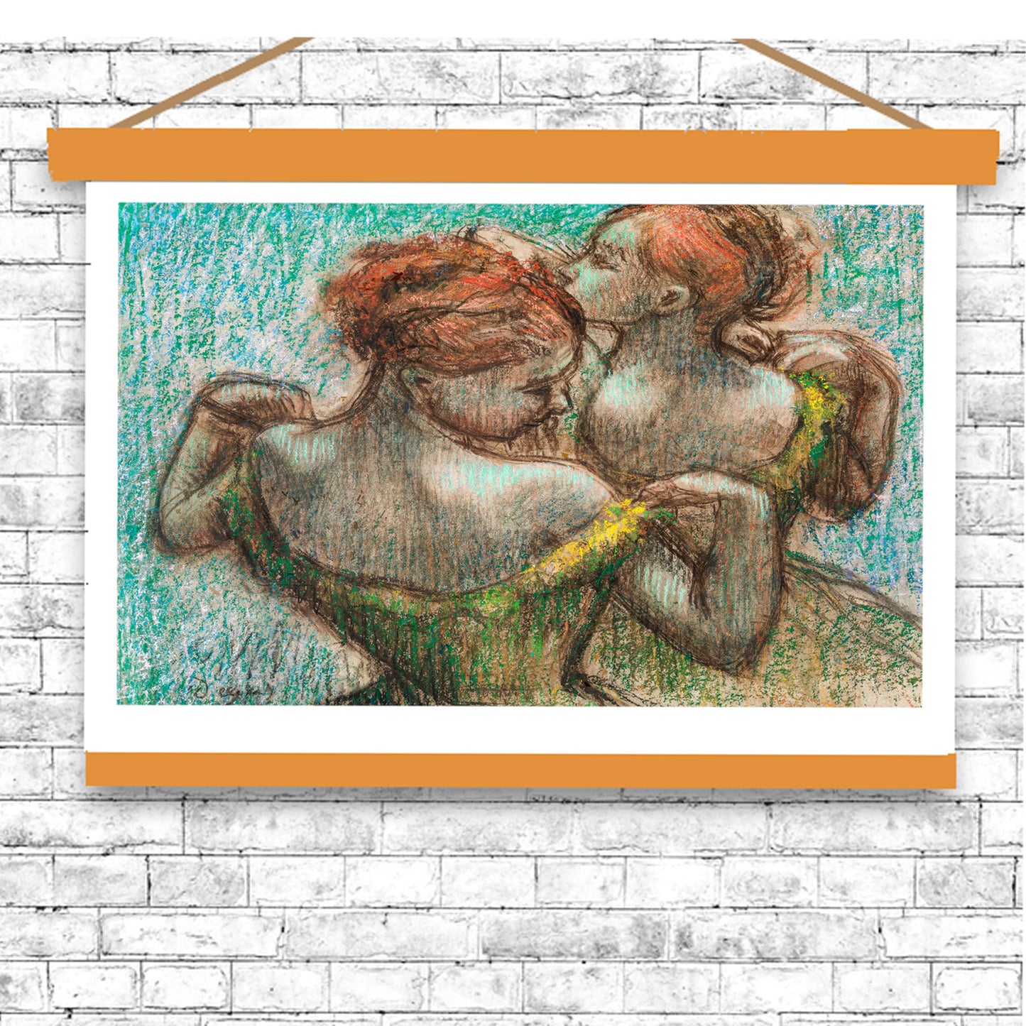 Two Dancers, Half–length by Edgar Degas