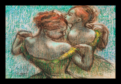 Two Dancers, Half–length by Edgar Degas