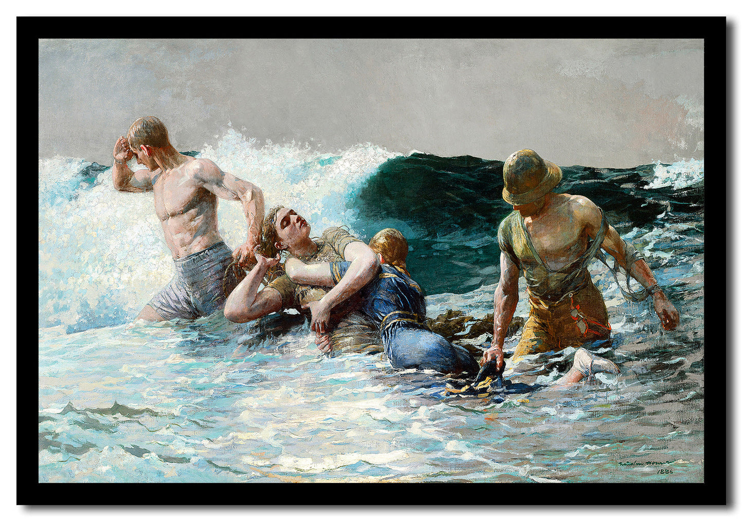 Undertow by Winslow Homer