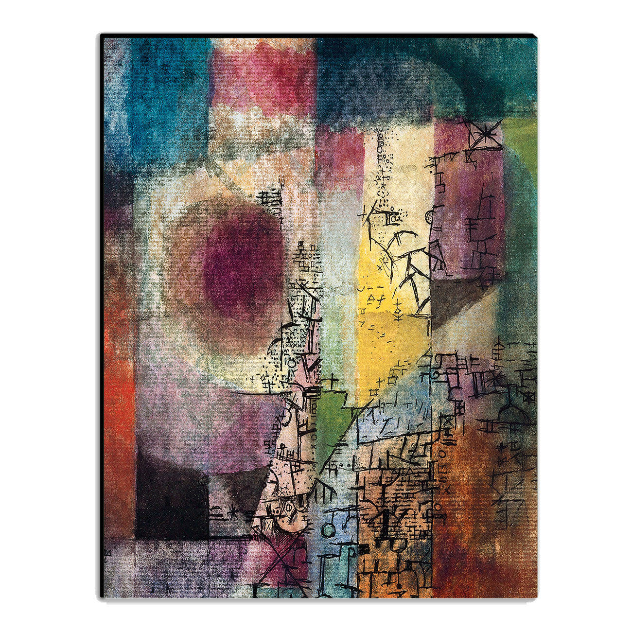 Untitled (1914) by Paul Klee - Buy Print Only or Mounted with Choice of Accent Color
