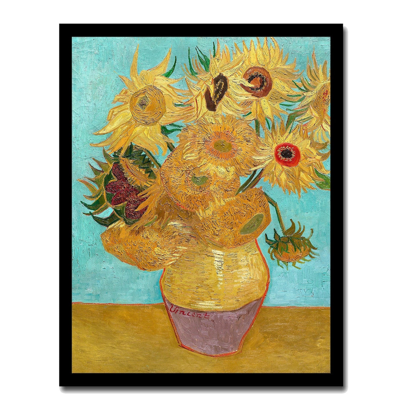 Vase with Twelve Sunflowers (1888–1889) by Vincent Van Gogh