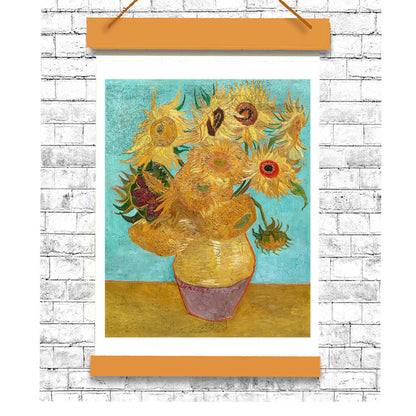 Vase with Twelve Sunflowers (1888–1889) by Vincent Van Gogh
