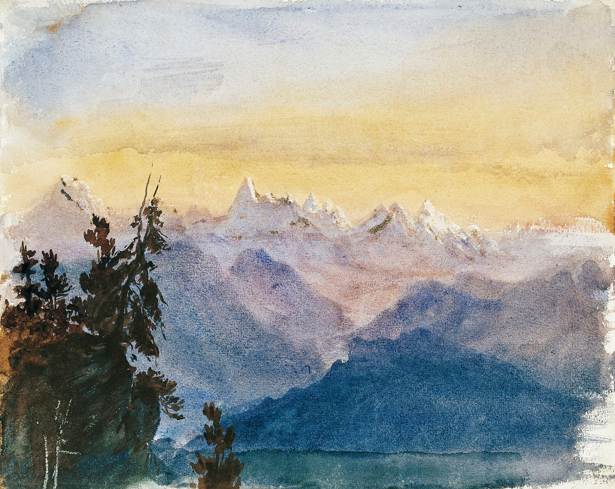 View from Mount Pilatus (1870) by John Singer Sargent