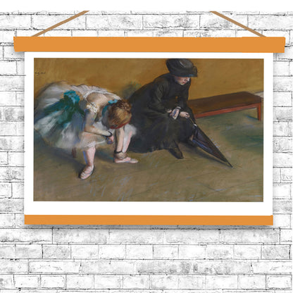 Waiting by Edgar Degas