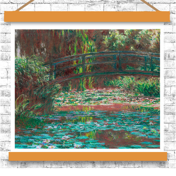 Water Lily Pond (1900) by Claude Monet - Buy Print Only or Mounted with Choice of Accent Color
