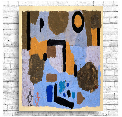 With the two lost ones (1938) by Paul Klee - Buy Print Only or Mounted with Choice of Accent Color