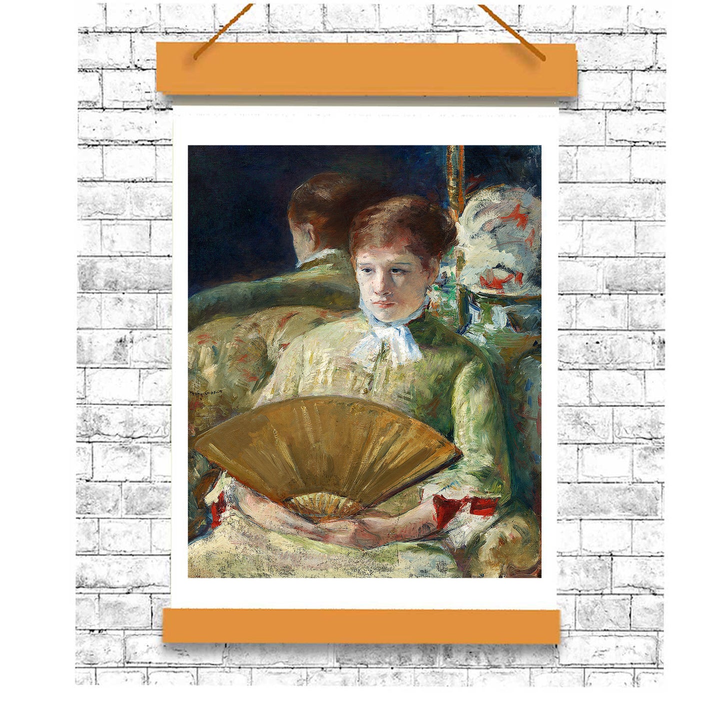 Woman with a Fan (1878–1879) by Mary Cassatt