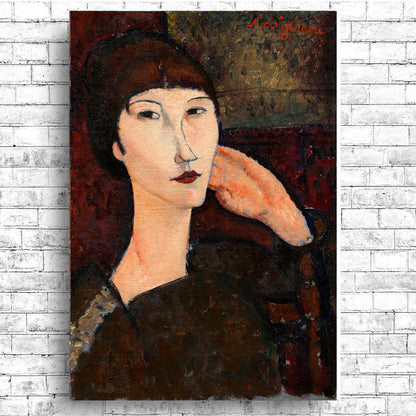 Adrienne (Woman with Bangs) by Amedeo Modiglian