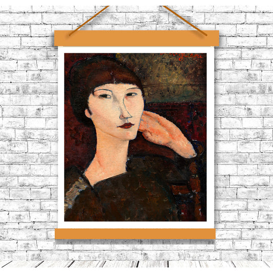 Adrienne (Woman with Bangs) by Amedeo Modigliani 1917