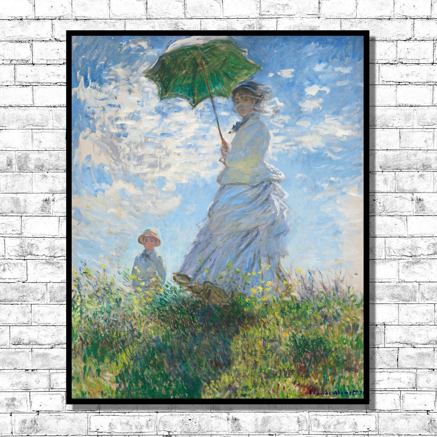 zz-Woman with a Parasol - Madame Monet and Her Son by Claude Monet - Through Filters