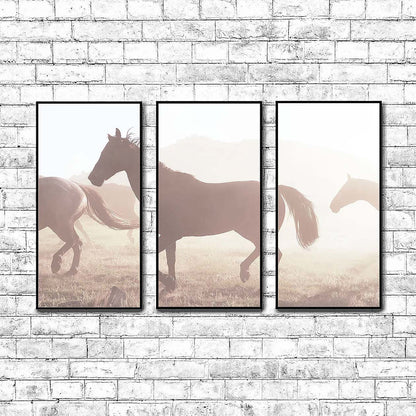 Horses Head for the Corral