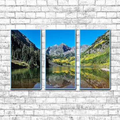 Autumnal view of Rocky Mountain