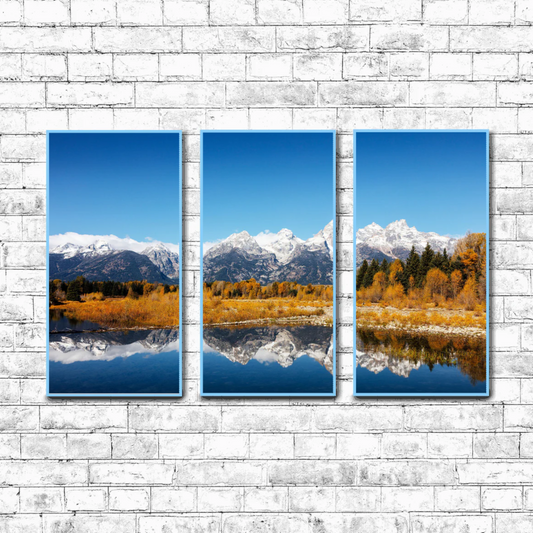 Peaks of the Grand Tetons | Choose Style | Size & Trim Color