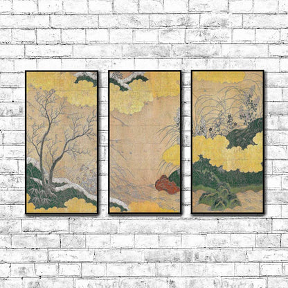 Mountain Landscape in Autumn and Winter (16th-Century)