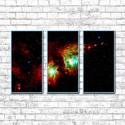 Spectacular Star & Nebula Formation