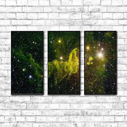 Fantasic Green Nebula etsy