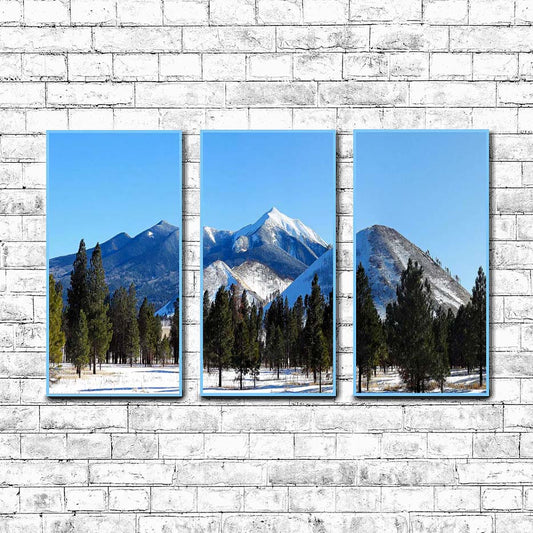 Pano of San Francisco Peaks  | Choose Style | Size & Trim Color