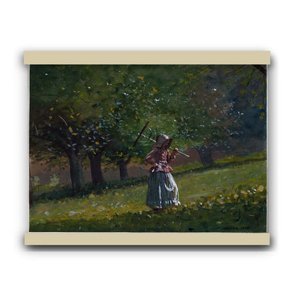 Girl with Hay Rake by Winslow Homer 1878