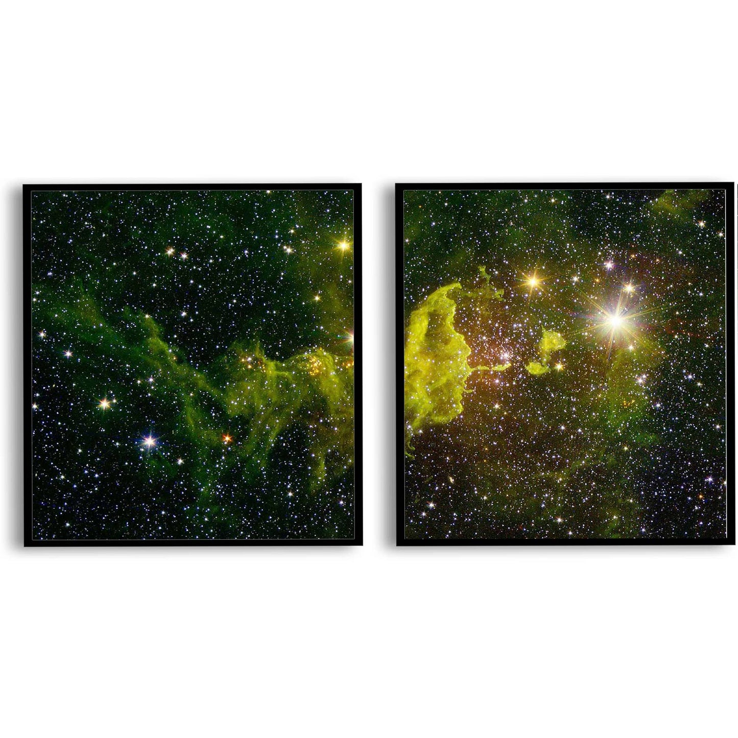 Fantastic Green Nebula  | Choose Style | Size & Trim Color