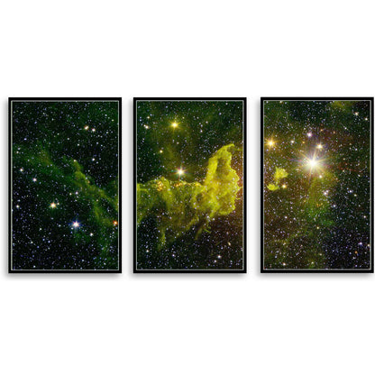 Fantasic Green Nebula etsy