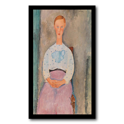 Girl with a Polka-Dot Blouse by Amedeo Modiglian