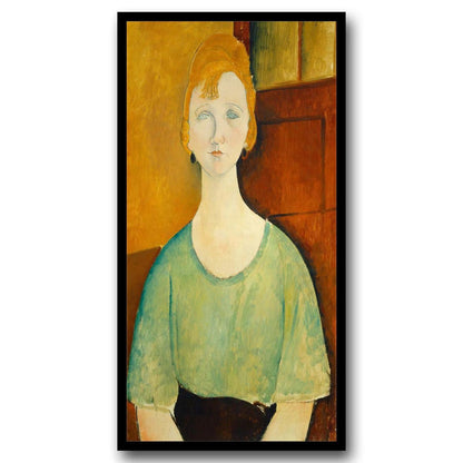 Girl in a Green Blouse by Amedeo Modiglian