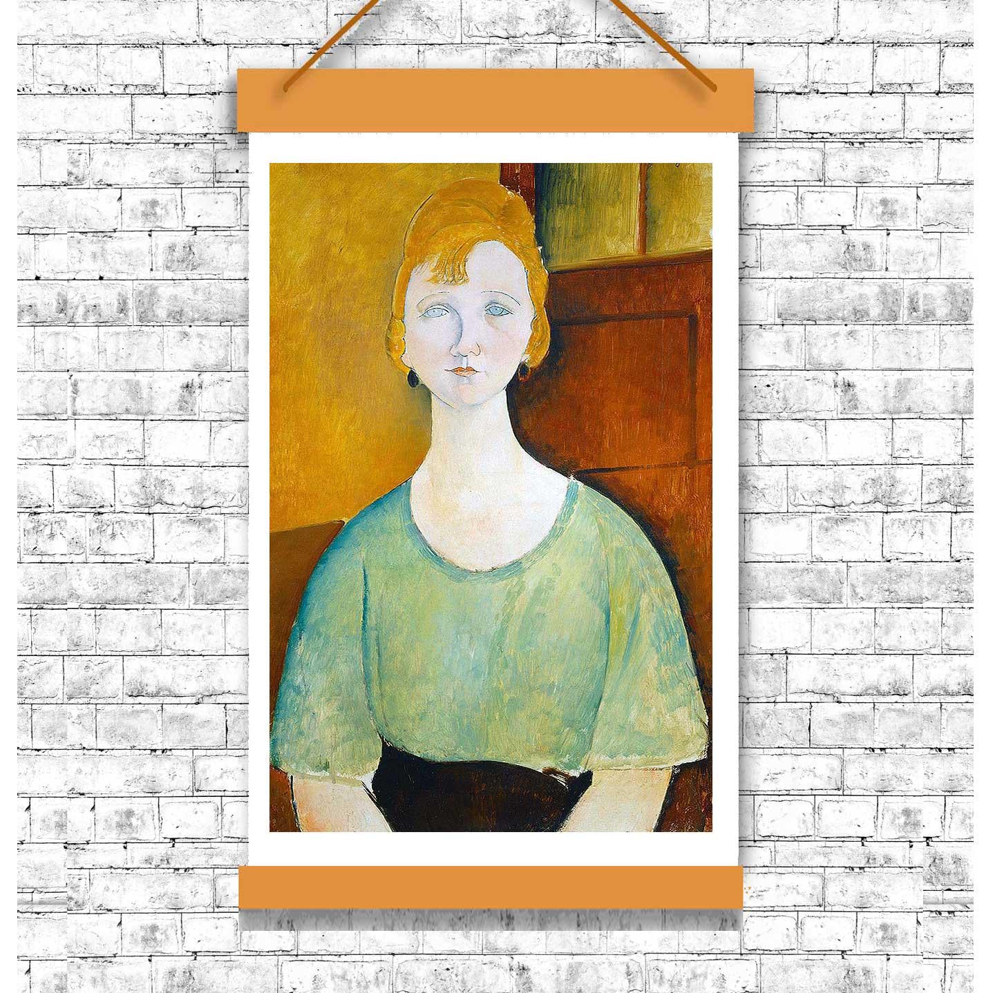Girl in a Green Blouse by Amedeo Modiglian