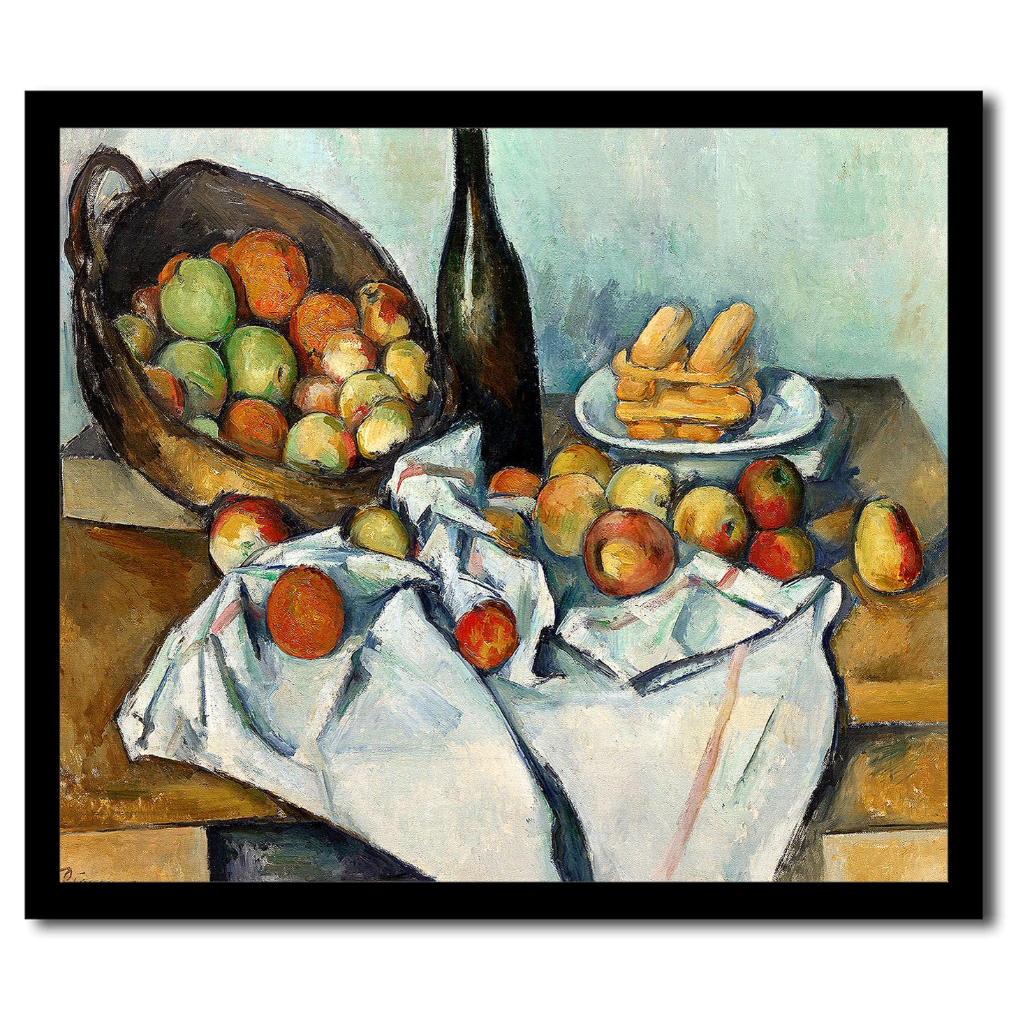 Ginger Jar (ca. 1895) by Paul Cezanne - Buy Print Only or Mounted with Choice of Accent Color