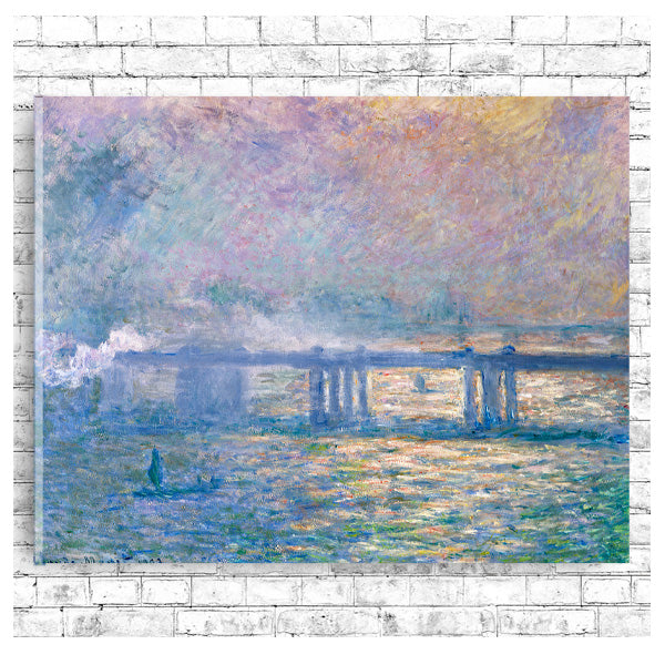Charing Cross Bridge (1903), London by Claude Monet