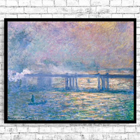 Charing Cross Bridge (1903), London by Claude Monet