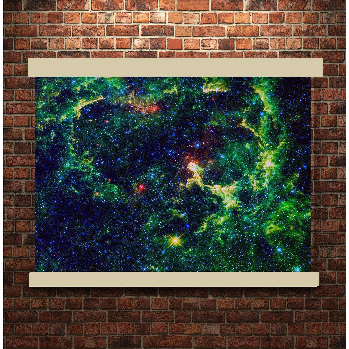 Elephant Trunk Nebula | Hanging Canvas Art | Choice of Board Colors