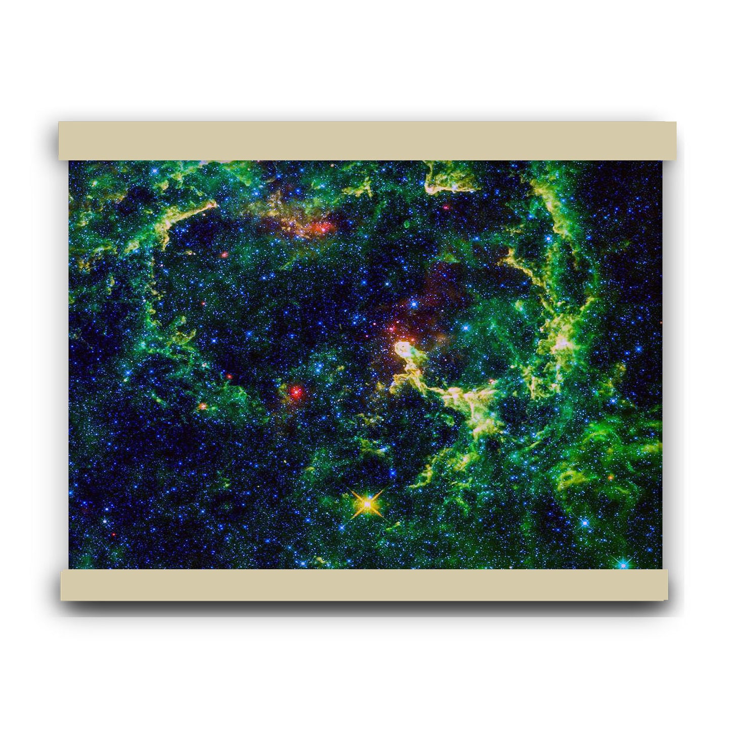 Elephant Trunk Nebula | Hanging Canvas Art | Choice of Board Colors