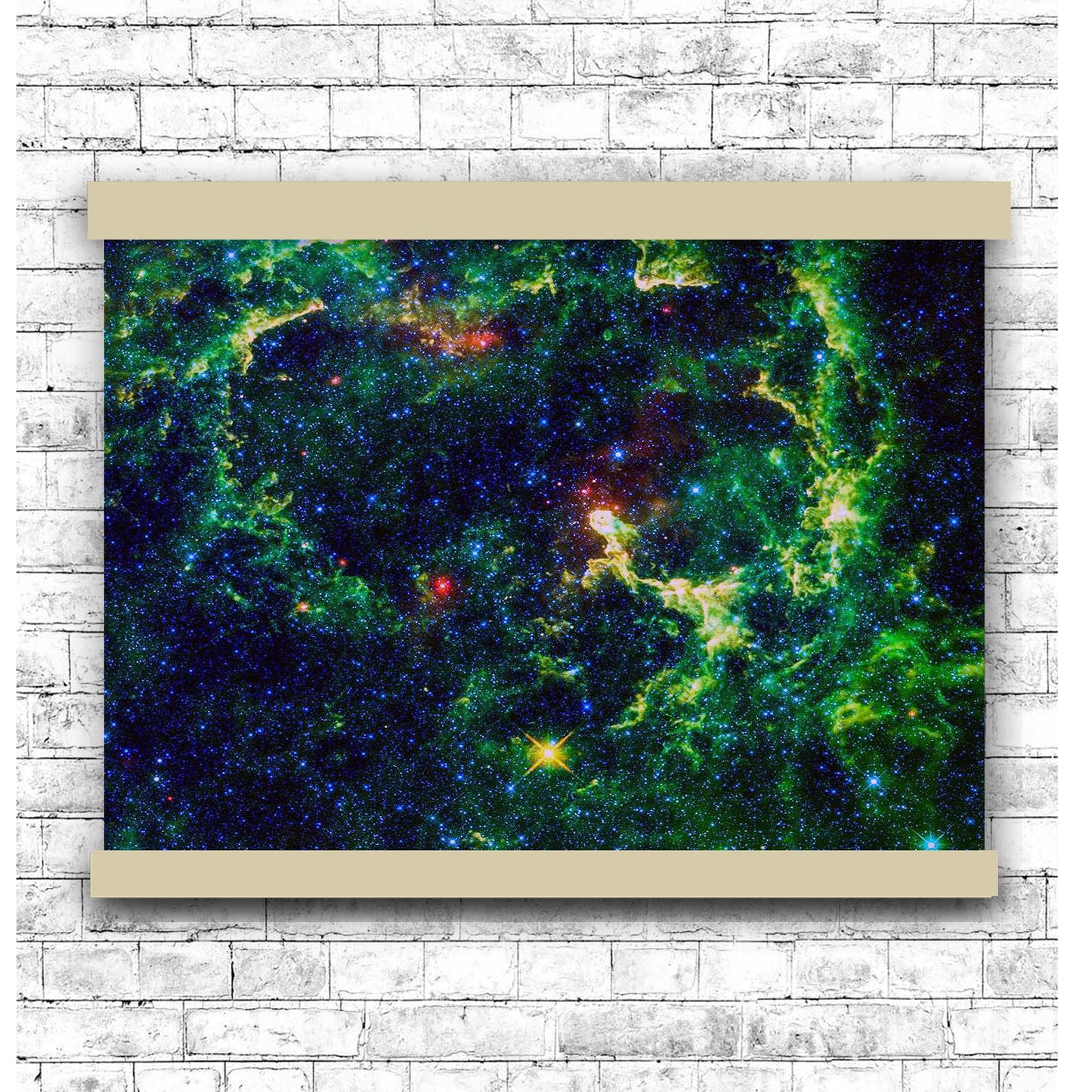 Elephant Trunk Nebula | Hanging Canvas Art | Choice of Board Colors