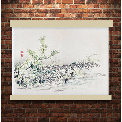 Bulrush by Kōno Bairei (1913) | Hanging Canvas Art | Choice of Board Colors