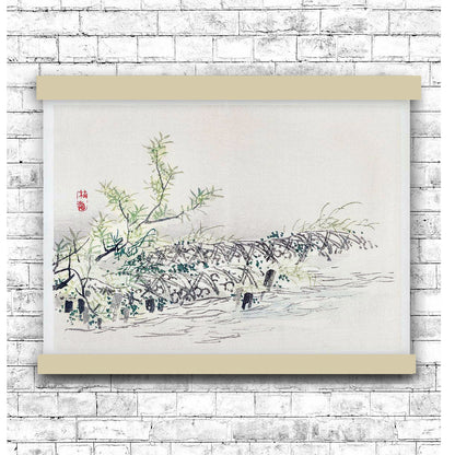 Bulrush by Kōno Bairei (1913) | Hanging Canvas Art | Choice of Board Colors