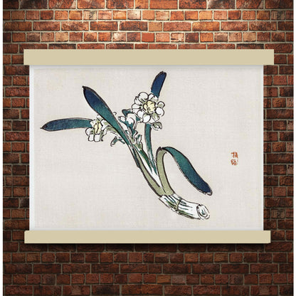 Bunchflower Daffodil by Kōno Bairei (1913) | Hanging Canvas Art | Choice of Board Colors