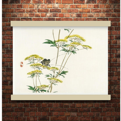 Flannel flower by Kōno Bairei (1913) | Hanging Canvas Art | Choice of Board Colors