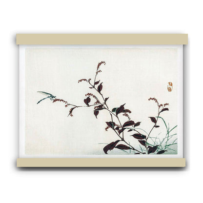 Dragonfly by Kōno Bairei (1913) | Hanging Canvas Art | Choice of Board Colors