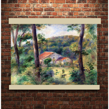 Environs of Briey (1899) by Pierre-Auguste Renoir | Hanging Canvas Art | Choice of Board Colors