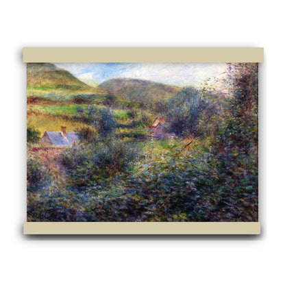 Environs of Berneval (1879) by Pierre-Auguste Renoir | Hanging Canvas Art | Choice of Board Colors