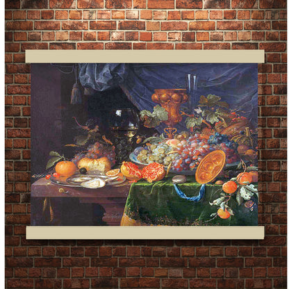 Fruit and Oysters by Camille Pissarro 1872 | Hanging Canvas Art | Choice of Board Colors
