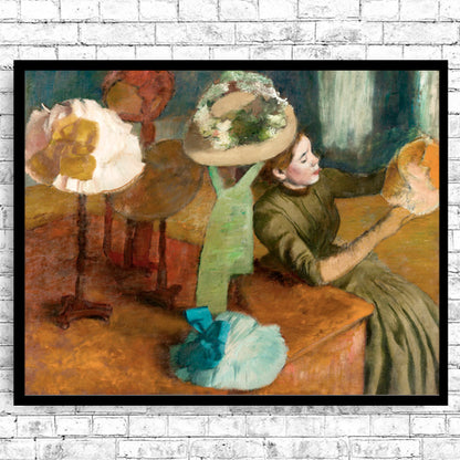 The Millinery Shop (ca. 1879–1886) by Edgar Degas