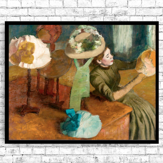 The Millinery Shop (ca. 1879–1886) by Edgar Degas