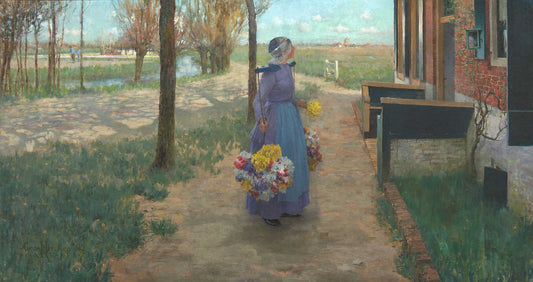 Flower Girl in Holland - George Hitchcock