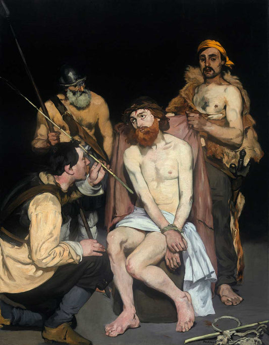 Jesus Mocked by the Soldiers by Manet