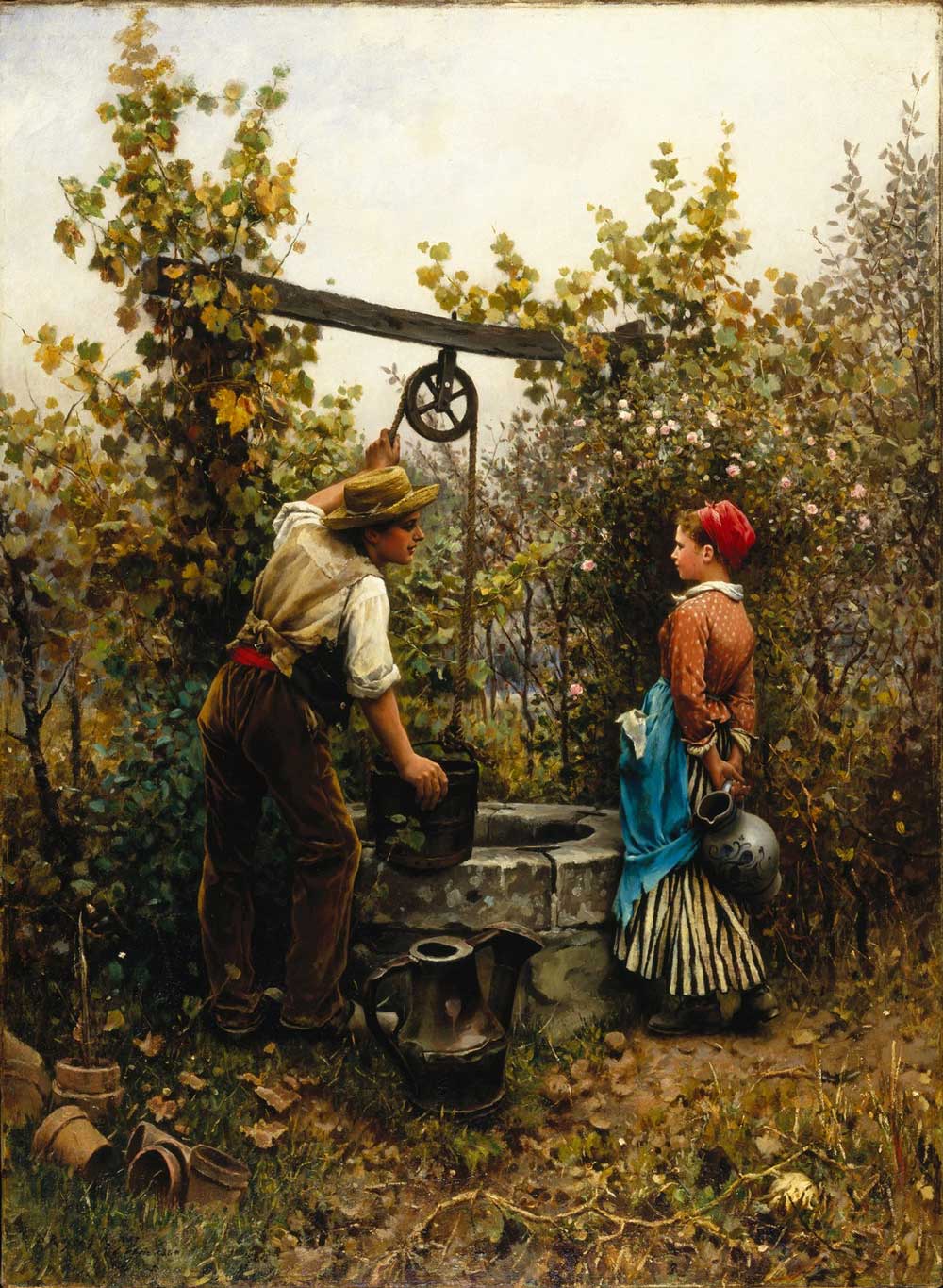 The Well by Daniel Ridgway Knight