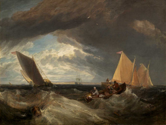 The Junction of the Thames and the Medway, 1807 by J.M.W. Turner