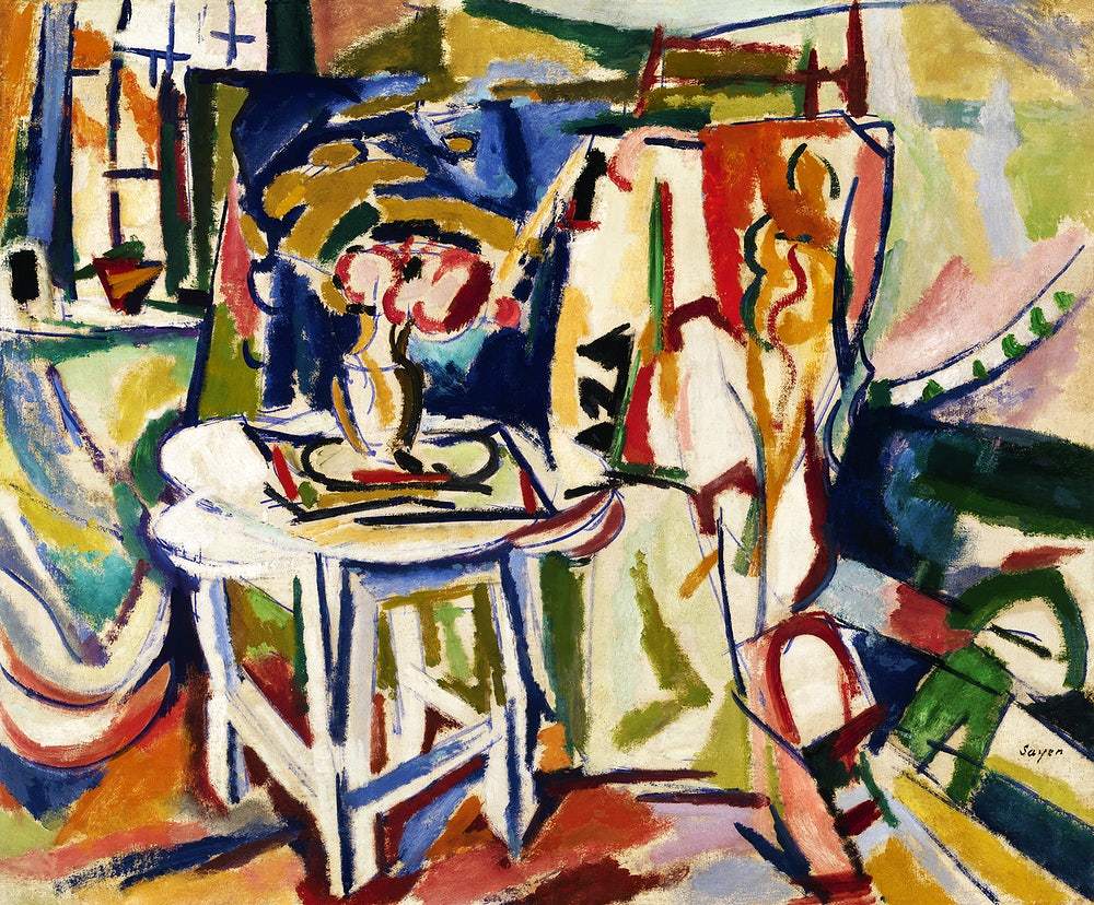 Interior (ca.1915) by Henry Sayen